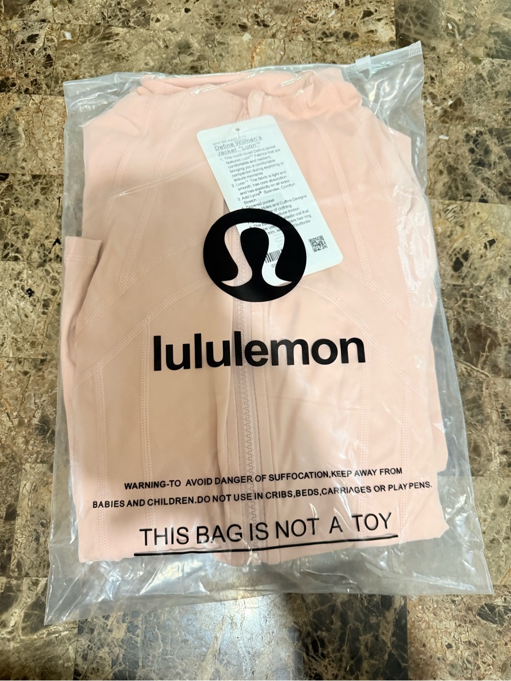 lululemon athletica Pink Full-Zip Sweater Jacket